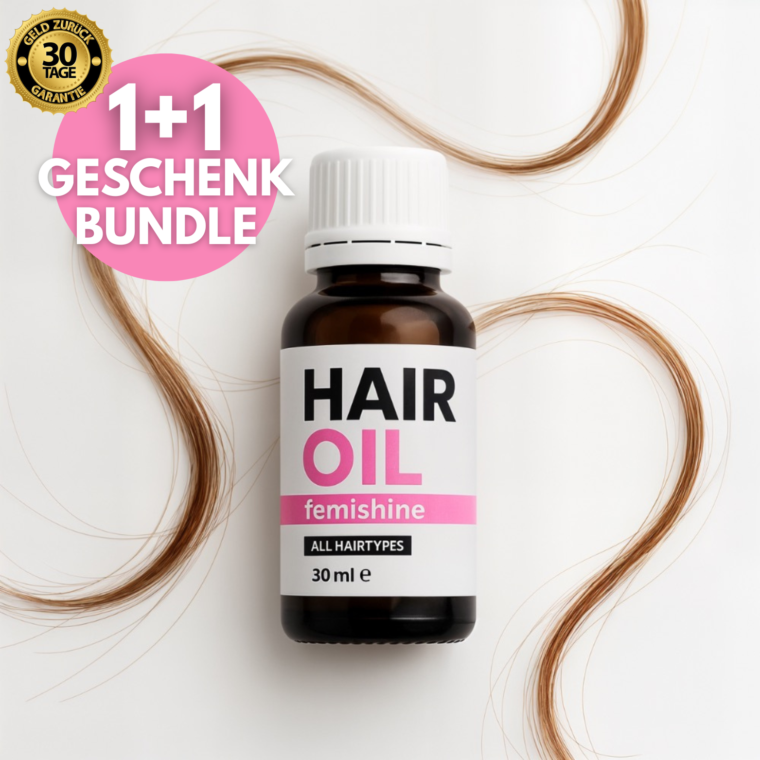 Silikonfreies Haaröl für glänzendes, gesundes Haar