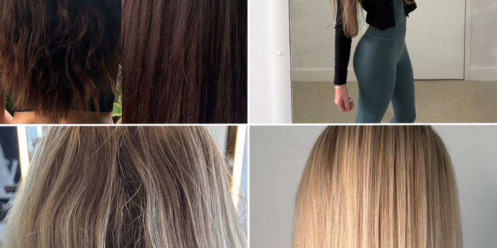 Anwendung von silikonfreiem Haaröl für gepflegte, glänzende Haare