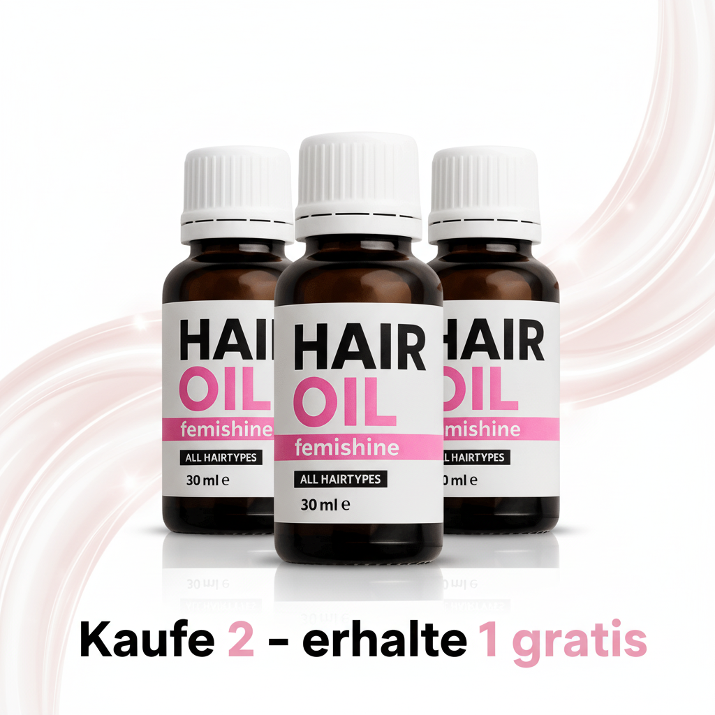 Silikonfreies Haaröl für glänzendes, gesundes Haar - femishine